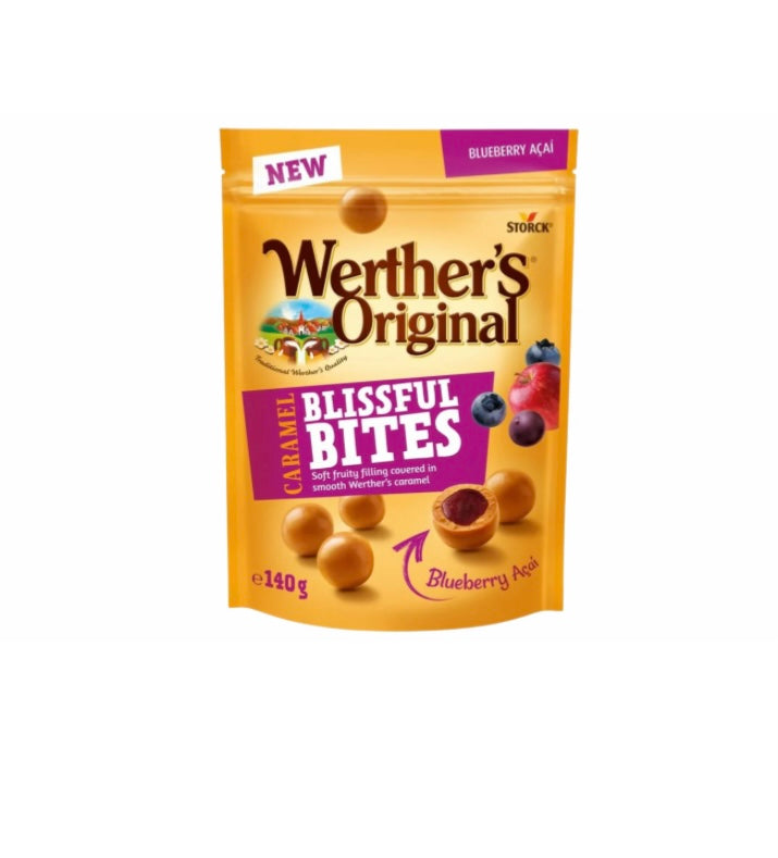 Werther’s Original Caramel Bites Blueberry Açai / Myrtille