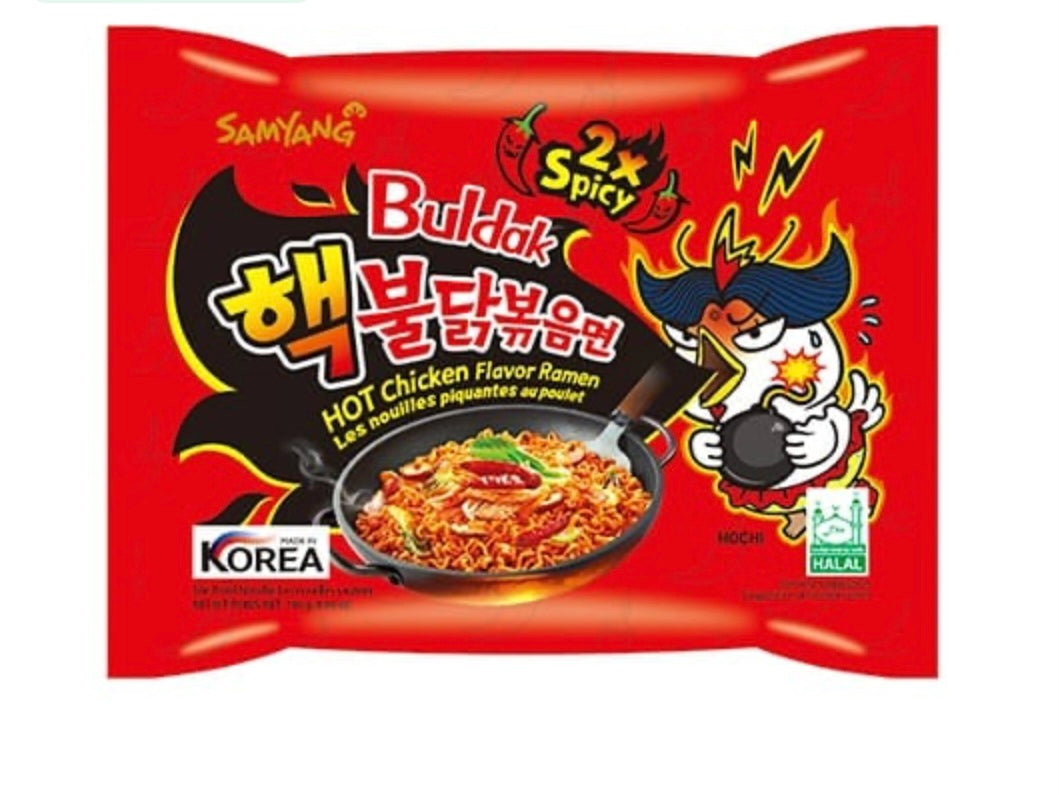 Samyang Buldak Hot Chicken Flavor
Ramen 2x Spicy / Saveur Poulet
Piquant