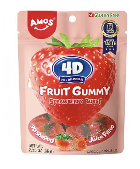Amos Peelerz Gummy Strawberry / Fraise