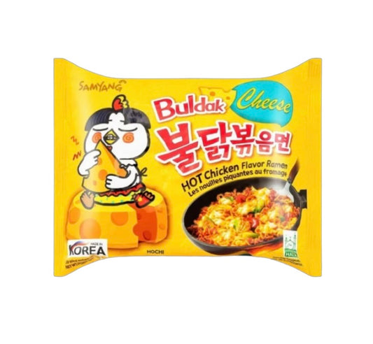 Samyang Ramen Hot Chicken
Cheese / Poulet Piquant au Fromage